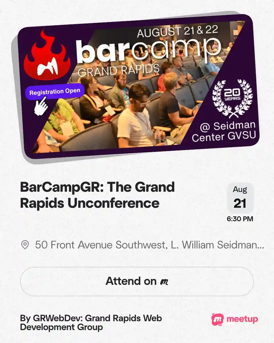 BarCampGR: The Grand Rapids Unconference